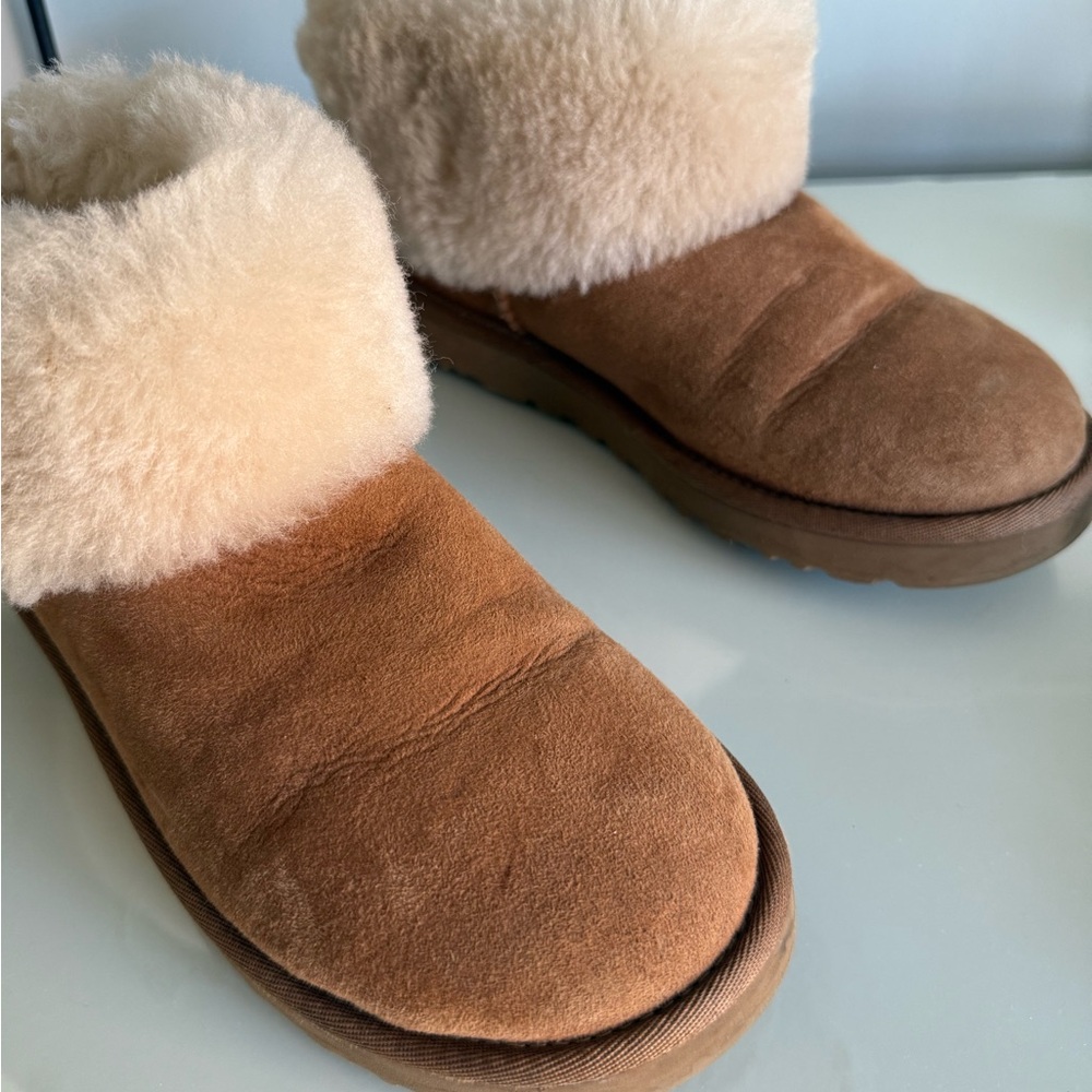 Ugg Tan Fluff Mini Boot - image 5